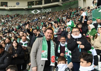 Başkan Aydın Osmangazili Çocuklara Bursaspor Sevgisi Aşılıyor