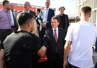 Başkan Aydın Personel ile Bayramlaştı